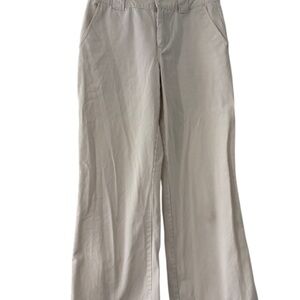 Forever 21 Cream Wide-Leg Pants